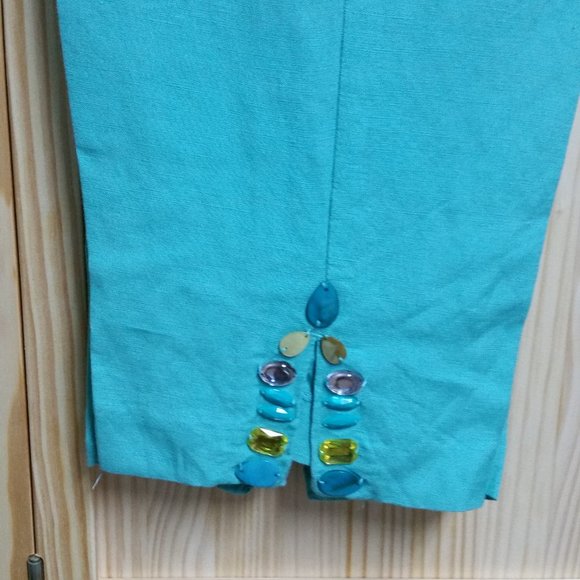 Ruby Rd. Linen Pants - Picture 3 of 3